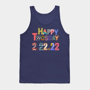 Happy Twosday 2-22-22 quilt Tank Top